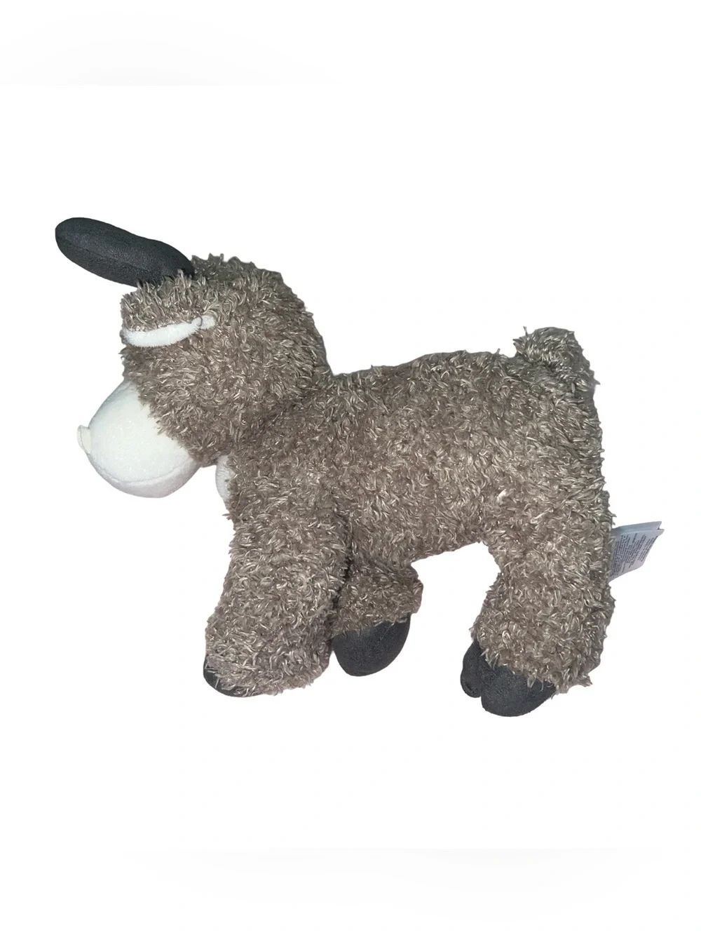 Carters Moose Reindeer Baby Plush Toy Brown Curly Stuffed Animal 8”  2015